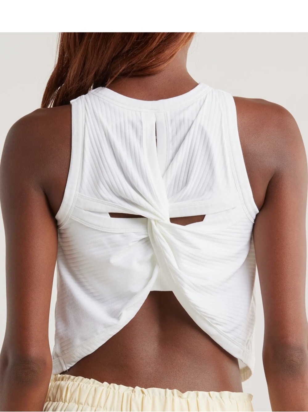 Free People Ribbed, Open Back Tank Top - Picture 5 of 5